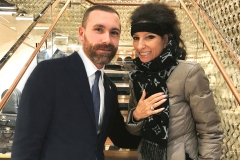 Aliphoto-Lucia Aliberti with the Louis Vuitton Client Advisor Daniele Quaglia-Montenapoleone Street-Milan:http://www.luciaaliberti.it #luciaaliberti #danielequaglia #louisvuitton #montenapoleone #milan