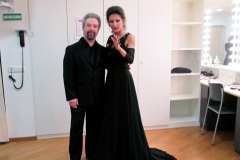 Aliphoto-Lucia Aliberti with the Ukraine conductor and pianist Oleg Ptashnikov-Charity Concert-Marianne Strauss Stifftung-August Everding Saal-Munich-Dressing Room-Krizia Fashion:http://www.luciaaliberti.it #luciaaliberti #olegptashnikov #mariannestraussstifftung #augusteverdingsaal #munich #charityconcert #dressingroom #kriziafashion