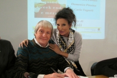 Aliphoto-Lucia Aliberti with the Art Critic and Historian Prof. Flavio Caroli-New Book-L'arte italiana in quindici weekend e mezzo-Palazzo Reale-Milan:http://www.luciaaliberti.it #luciaaliberti #flaviocaroli #palazzoreale #milan