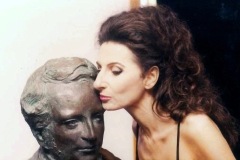 Photo Herlinde Koelbl-Lucia Aliberti-Vincenzo Bellini sculpture by Salvatore Giordano-Villa Bellini-Savoca:http://www.luciaaliberti.it #luciaaliberti #villabellini #cincenzobellinisculpture #salvatoregiordano #savoca #sicily  