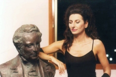 Photo Herlinde Koelbl-Lucia Aliberti-Vincenzo Bellini sculpture by Salvatore Giordano-Villa Bellini-Savoca:http://www.luciaaliberti.it #luciaaliberti #villabellini #cincenzobellinisculpture #salvatoregiordano #savoca #sicily  