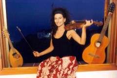 Photo Herlinde Koelbl-Lucia Aliberti-plays the Amati violin of her grandfather Enrico-Villa Bellini-Savoca-Sicily-Photo Shooting:http://www.luciaaliberti.it #luciaaliberti #violin #villabellini #savoca #sicily #relaxing       