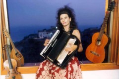 Photo Herlinde Koelbl-Lucia Aliberti plays the accordion of her grandfather Enrico-Villa Bellini-Savoca-Sicily-Photo Shooting :http://www.luciaaliberti.it #luciaaliberti #accordion #villabellini #savoca #sicily #relaxing        
