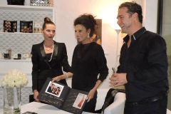 Photo Marco Mannozzi-Lucia Aliberti with Marco Mannozzi and his wife-Marco Mannozzi Make-up Lounge-Nikolai Center-Berlin-Autograph Session-La Perla Fashion:http://www.luciaaliberti.it #luciaaliberti #marcomannozzi #nikolaicenter #berlin #autographsession #laperlafashion