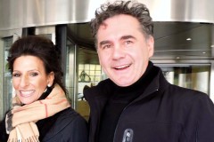 Photo Marco Mannozzi-Lucia Aliberti with her Make-up Artist Marco Mannozzi-Makeup Session-Hotel Hilton-Berlin-Presse Conference:http://www.luciaaliberti.it #luciaaliberti #marcomannozzi #hotelhilton #berlin