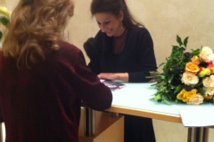 Photo taken by Fan-Lucia Aliberti-Gewandhaus Hall-Leipzig-Concert-Deutsche Welle TV Production-Autograph Session-Fans-Photo taken from the TV-Wolford Fashion:http://www.luciaaliberti.it #luciaaliberti #gewandhaushall #leipzig #concert #deutschewelle #tvinterview #atographsession #fans #wolfordfashion