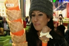 DW.-Lucia Aliberti-TV Portrait-DW Television-Hamburg-Ice Cream Shop-Favorite Place-Photo taken from the TV Portrait:http://www.luciaaliberti.it #luciaaliberti #tvportrait #dwtelevision #hamburg #interview #icecream
