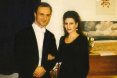 Aliphoto-Lucia Aliberti with the conductor Oleg Caetani-Opernhaus Zurich-Zurich-Opera-Norma-Dressing Room-Makeup Session:http://www.luciaaliberti.it #luciaaliberti #olegcaetani #opernhauszurich #zurich #opera #norma #dressingroom #makeupsession