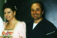 Aliphoto-Lucia Aliberti with the tenor Aldo Bertolo-Tokyo Bunka Kaikan-Tokyo-Opera-La Sonnambula-Dressing Room-Makeup Session:http://www.luciaaliberti.it #luciaaliberti #aldobertolo #tokyobunkakaikan #tokyo #lasonnambula #opera #video #dressingroom #makeupsession