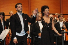 Lucia Aliberti  with the conductor Jader Bignamini⚘Concert⚘Orchestra Sinfonica di Milano Giuseppe Verdi⚘Ventennale Orchestra⚘Auditorium⚘Milan⚘On Stage⚘:http://www.luciaaliberti.it #luciaaliberti #jaderbignamini #auditorium #milan #orchestrasinfonicadimilanogiuseppeverdi #concert #ventennale #onstage #escadafashion