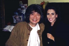 Lucia Aliberti with the Japanese conductor Seiji Ozawa⚘Gasteig⚘Munich⚘Concert⚘Autograph Session⚘:http://www.luciaaliberti.it #luciaaliberti #seijiozawa #gasteig #munich #concert #autographsession