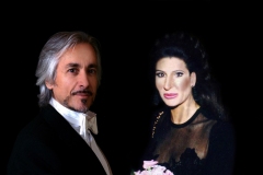 Lucia Aliberti with the conductor and tenor Davide Galassi⚘Deutsche Oper Berlin⚘Special Gala Concert⚘Berlin⚘Photo taken from the Newspaper⚘:http://www.luciaaliberti.it #luciaaliberti #davidegalassi #deutscheoperberlin #berlin #concert #laperlafashion