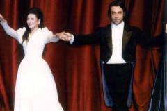 Photo Lelli e Masotti-Lucia Aliberti with the conductor Riccardo Muti-Opera-I Capuleti e I Montecchi-Teatro alla Scala on Tour-Milan:http://www.luciaaliberti.it #luciaaliberti #riccardomuti #teatroallascalaontour #japantour #tokyo #icapuletieimontecchi #opera #onstage #tvnews #tvportrait