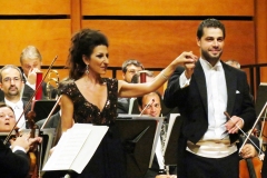 Photo Michele Pinna-Lucia Aliberti with the conductor Jader Bignamini-Auditorium-Milan-Concert-Orchestra Sinfonica di Milano Giuseppe Verdi-On Stage-Escada Fashion:http://www.luciaaliberti.it #luciaaliberti #jaderbignamini #auditorium #milan #orchestrasinfonicadimilanogiuseppeverdi #concert #onstage #tvportrait #escadafashion