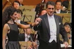 Photo taken from the TV-Lucia Aliberti with the Spanish tenor Placido Domingo-Seoul Arts Center-Concert Hall-Seoul-Special Gala Concert-Korea Tour-TV Recording-La Perla Fashion:http://www.luciaaliberti.it #luciaaliberti #placidodomingo #seoulartscenter #concerthall #seoul #galaconcert #koreatour  #tvrecording #laperlafashion