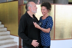 Aliphoto-Lucia Aliberti wih the American tenor Neil Schicoff-Congress Centre-Ashgabat-Turkmenistan-Concert-Rehearsals:http://www.luciaaliberti.it #luciaaliberti #neilschicoff #congresscentre #ashgabat #turkmenistan #concert #rehearsals