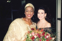 Aliphoto-Lucia Aliberti with the American soprano Gessye Norman-Alfred Biolek and Karin Davison-Mythos Primadonna-Drei Opernstars-Boulevard Bio-La Perla Fashion:http://www.luciaaliberti.it #luciaaliberti #alfredbiolek #jessyenorman #karindavison #marthamödl #bioboulevard #dreiopernstars #koln #tvshow #tvportrait #video #laperlafashion