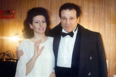 Aliphoto-Lucia Aliberti with the Maestro conductor Carlo Frajese-La Sonnambula-Teatro Nuovo-Spoleto-Dressing Room:http://www.luciaaliberti.it #luciaaliberti  #carlofrajese #teatronuovo #spoleto #lasonnambula #opera #dressingroom