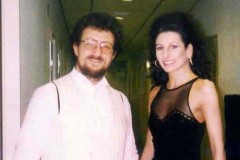 Aliphoto-Lucia Aliberti with the baritone Alessandro Corbelli Concert-Japan Tour-Back Stage-Tokyo-TV Portrait-La Perla Fashion:http://www.luciaaliberti.it #luciaaliberti #alessandrocorbelli #concert #tokyo #japantour #tvportrait #laperlafashion