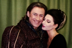 Aliphoto-Lucia Aliberti with the Russian baritone Vladimir Chernov-Opera-Beatrice di Tenda-Deutsche Oper Berlin-Berlin-Dressing Room-Makeup Session:http://www.luciaaliberti.it #luciaaliberti #vladimirchernov #deutscheoperberlin #berlin #beatriceditenda #opera #tvportrait #video #dressingroom #makeupsession