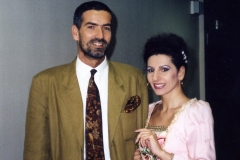 Aliphoto-Lucia Aliberti with the conductor Antonello Allemandi-Tokyo Bunka Kaikan-Tokyo-Opera-La Sonnambula-Dressing Room-Makeup Session:http://www.luciaaliberti.it #luciaaliberti #antonelloallemandi #tokyobunkakaikan #tokyo #lasonnambula #opera #dressingroom #makeupsession