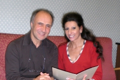 Aliphoto-Lucia Aliberti with the conductor Oleg Caetani-Auditorium-Dressing Room-Orchestra Sinfonica di Milano Giuseppe Verdi-Milan-CD Recording-Early Verdi Arias-Rehearsals:http://www.luciaaliberti.it #luciaaliberti #olegcaetani #auditorium #milan #orchestrasinfonicadimilanogiuseppeverdi #cdrecording #earlyverdiarias #rehearsals