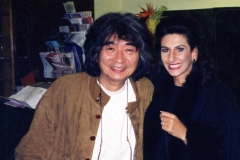 Aliphoto-Lucia Aliberti with the conductor Seiji Ozawa-Gasteig-Munich-Concert-Autograph Session:http://www.luciaaliberti.it #luciaaliberti #seijiozawa #gasteig #munich #concert #autographsession