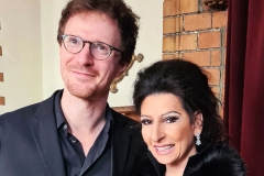 Aliphoto-Lucia Aliberti with the conductor and pianist Volker Krafft-St.Johannis-Kirche-Hamburg-Special Concert:http://www.luciaaliberti.it #luciaaliberti #volkerkraff #st.johanniskirche #hamburg #specialconcert