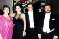 Aliphoto-Lucia Aliberti with the mezzosoprano Raquel Pierotti,the conductor Fabio Luisi,the baritone Alessandro Corbelli-Concert-Japan Tour-Back Stage-Tokyo-TV Portrait :http://www.luciaaliberti.it #luciaaliberti #raquelpierotti #fabioluisi #alessandrocorbelli #japantour #tokyo #backstage