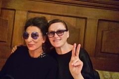 Aliphoto-Lucia Aliberti with the Bulgarian mezzosoprano Vesselina Kasarova-Opernhaus Zurich-Opera-Norma-Zurich-Rehearsals-Break Time:http://www.luciaaliberti.it #luciaaliberti #vesselinakasarova #opernhauszurich #zurich #norma #opera #rehearsals #video #breaktime