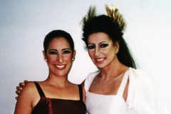 Aliphoto-Lucia Aliberti with the Peruvian soprano Lorena Aranda-Opera-Norma-Festival A.Granda-Gran Teatro Nacional-Lima-Dressing Room-Makeup Session:http://www.luciaaliberti.it #luciaaliberti #lorenaaranda #festivalgranda #granteatronacional #lima #norma #opera #dressingroom #makeupsession+