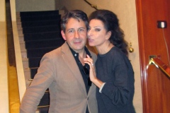 Aliphoto-Lucia Aliberti with the tenor Placido Domingo junior-Savini Restaurant-Milan:http://www.luciaaliberti.it #luciaaliberti #placidodomingojunior #savinirestaurant #milan