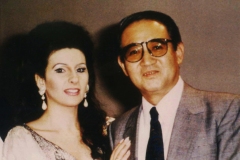 Aliphoto-Lucia Aliberti with the tenor and Theater Director Kiyoshi Igarashi,-Suntory Hall-Tokyo-Concert-Dressing Room-Hanae Mori Fashion:http://www.luciaaliberti.it #luciaaliberti #kiyoshiigarashi #suntoryhall #tokyo #concert #dressingroom #hanaemorifashio