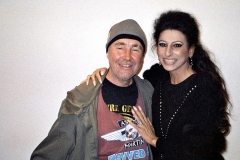 Aliphoto-Lucia Aliberti with the English violinist Nigel Kennedy-Special Gala Concert-Festival Der Nationen-Kurhaus-Bad Worishofen-Dressing Room:http://www.luciaaliberti.it #luciaaliberti #nigelkennedy #festivaldernationen #kurhaus #badworishofen #concert #dressing room #laperlafashion++