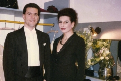 Aliphoto-Lucia AlibertiI with the French conductor Patrick Fournillier-Saint-Etienne Opera-Saint Etienne-Il Pirata-Opera-Dressing Room-Makeup Session:http://www.luciaaliberti.it #luciaaliberti #patrickfournillier #saintetienneopera #saintetienne #ilpirata #opera #dressingroom #makeupsession