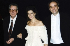  Kranichphoto-Lucia Aliberti with the Opera Director Prof.Gotz-Friedrich and the conductor Marcello Viotti-Opera-Lucia di Lammermoor-Deutsche Oper Berlin-Berlin:http://www.luciaaliberti.it #luciaaliberti #gotzfriedrich #marcelloviotti #deutscheoperberlin #berlin #luciadilammermoor #opera #backstage