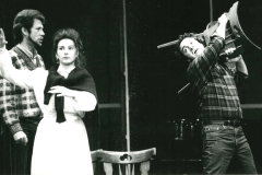 Kranichphoto-Lucia Aliberti with the bass Samuel Ramey and the director Giancarlo Del Monaco-Opera-Les Contes d'Offmann-Deutsche Oper-Berlin-Rehearsalshttp://www.luciaaliberti.it #luciaaliberti  #samuelramey #giancarlodelmonaco #deutscheoper #berlin #lescontesdoffmann #rehearsals