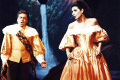 Kranichphoto-Lucia Aliberti with the tenor Francisco Araiza-Deutsche Oper Berlin-Lucia di Lammermoor-On Stage-TV Portrait:http://www.luciaaliberti.it #luciaaliberti #franciscoaraiza #deutscheoperberlin #berlin #luciadilammermoor #opera #onstage #tvnews #tvportrait