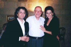 Lucia Aliberti with the Maltese conductor Brian Schembri and the Maltese tenor Paul Asciak⚘Special Gala Concert⚘Teatro Manoel⚘Malta⚘On Stage⚘Official Party of the Maltese Parliament and the Italian Embassy⚘Photo taken from the Video⚘TV Portrait⚘Video⚘:http://www.luciaaliberti.it #luciaaliberti #brianschembri #paulasciak #teatromanoel #malta #concert #tvnews #tvportrait #onstage #video #escadafashion