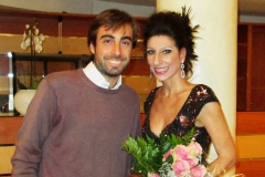 Lucia Aliberti with the film director and producer Valerio Ruiz⚘Concert⚘Auditorium⚘Milan⚘Autograph Session⚘:http://www.luciaaliberti.it #luciaaliberti #valerioruiz #auditorium #milan #concert #autographsession #escadafashion