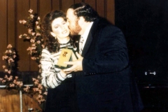 Photo Circolo Lirico L.Pavarotti-Carpi-Lucia Aliberti-Receives the Award Circolo Lirico L.Pavarotti from Pavarotti-Concert-Lucia di Lammermoor-Duet-Carpi :http://www.luciaaliberti.it #luciaaliberti #lucianopavarotti #awardcircololiricolucianopavarotti #carpi #concert #duet #luciadilammermoor #tvnews #tvportrait