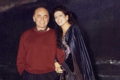 Photo De Rota-Lucia Aliberti with the conductor Gianfranco Masini-Teatro Lirico Giuseppe Verdi-Trieste-Opera-La Straniera-Back Stage:http://www.luciaaliberti.it #luciaaliberti #gianfrancomasini #teatroliricogiuseppeverdi #trieste #lastraniera #opera #backstage