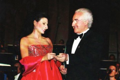 Photo Heimo Binder-Lucia Aliberti receives the Iso d'Oro Award from the tenor and Maestro Vittorio Terranova-Oper Graz-Gala Concert-Escada Fashion:http://www.luciaaliberti.it #luciaaliberti #vittorioterranova #isodoroaward #opergraz #graz #onstage #video #tvportrait #escadafashion