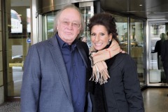 Photo Marco Mannozzi-Lucia Aliberti with the German Wagnerian tenor René Kollo-Hotel Hilton-Berlin-Gerdarmenmarkt-Opern Air Concert-Press Conference:http://www.luciaaliberti.it #luciaaliberti #renékollo #hotelhilton #berlin #gendarmenmarkt #openairconcert #pressconference