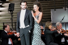 Photo Marco Mannozzi-Lucia Aliberti with the Russian tenor Pavel Kolgatin-Gendarmenmarkt-Berlin-Classic Open Air-Concert-On Stage:http://www.luciaaliberti.it #luciaaliberti #pavelkolgatin #classicopenair #gendarmenmarkt #berlin #concert #onstage #tvnews #tvportrait