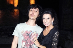 Photo Matteo Arrigo-Lucia Aliberti with the Choir Master Francesco Costa-Concert-Greek Theatre-Taormina-Rehearsals-Back Stage-Video:http://www.luciaaliberti.it #luciaaliberti #francescocosta #greektheatre #taormina #concert #rehearsals #backstage #tvportrait #video