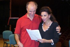 Photo Michele Pinna-Lucia Aliberti with the conductor Oleg Caetani-Auditorium-Orchestra Sinfonica di Milano Giuseppe Verdi-Milan-CD Recording-Early Verdi Arias-Rehearsals:http://www.luciaaliberti.it #luciaaliberti #olegcaetani #auditorium #milan #orchestrasinfonicadimilanogiuseppeverdi #cdrecording #earlyverdiarias #rehearsals