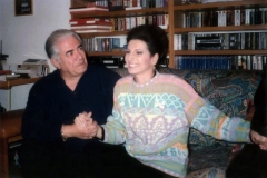 Photo Nikos Delisiotti-Lucia Aliberti with  the legendary tenor Giuseppe Di Stefano-Milan-Party:http://www.luciaaliberti.it #luciaaliberti #giuseppedistefano #milan #party