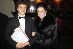 Photo R.Sixt-Lucia Aliberti with the Austrian conductor and composer Gerard Wirth-Charity Christmas Concert-St.Stephen's Cathedral-Vienna-with the Vienna Boys Choir "Wiener Sängerknaben”:http://www.luciaaliberti.it #luciaaliberti #gerardwirth  #reginesixt #stephansdom #vienna #wienersangerknaben #christmascharityconcert #tvnews #escadafashion