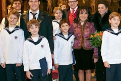 Photo Regine Sixt-Lucia Aliberti with the tenor Michael Schade-the conductor Gerard Wirth-Regine Sixt-Stephansdom-Vienna-Concer with the Vienna Boys Choir Wiener Sängerknaben:http://www.luciaaliberti.it #luciaaliberti #michaelschade #gerardwirth #reginesixt #stephansdon #vienna #wienersangerknaben #christmascharityconcert #tvnews #escadafashion